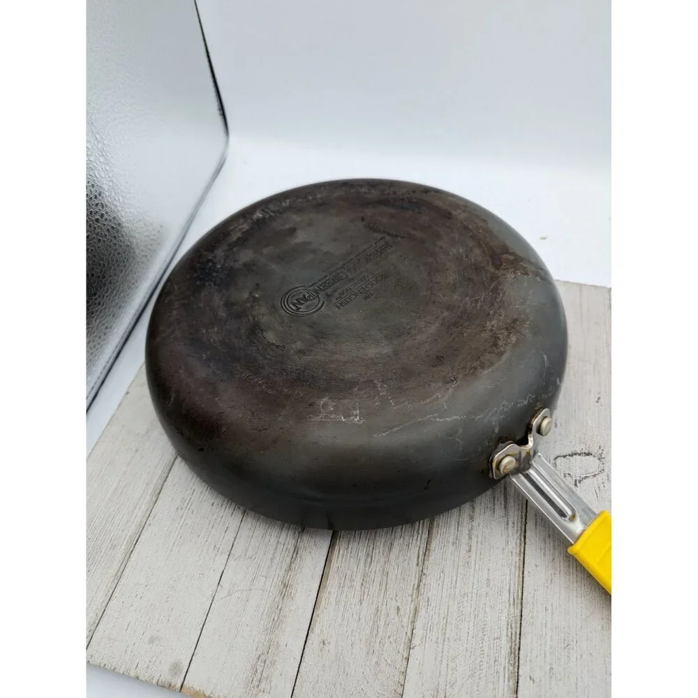 Todd English Limited Collection Green Pan 11" Frying Pan Skillet Lid Yellow - Picture 10 of 11